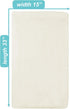 American Baby Company Fitted Bassinet Sheet, 15" x 33", 100% Natural Cotton Jersey Knit, Cream