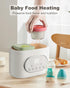 10-in-1 Bottle Warmer, Fast Baby Bottle Warmer for Breastmilk & Formula, Double Milk Warmer with Timer, Accurate Temp
