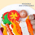 80 PCS BBQ Grill Playset Toy Barbecue Kitchen Cooking Set, Interactive Play Food Accessories for Toddlers 1-3, Ages 4-8