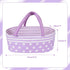 7 17-22 Inch Aori Pcs Reborn Baby Dolls Clothes with Bassinet for Baby Doll, Purple Carrier Bed and Baby Doll Clothes