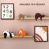PUTSKA Woodland Nursery Decor - Wooden Animal for Baby Boy Nursery Decor, Forest Decoration for Room, Shelf, Bedroom