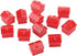 Hotel Game Replacement Pieces - Monopoly Replacement with 12 Red Houses and 32 Green Houses