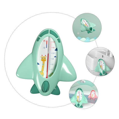 TIDTALEO Bath Thermometer Floating Water Temperature Gauge for Newborns Boys Safe Bath in Green with Accurate Celsius