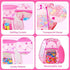 1 2 3 12-18 Crayline Pop Up Princess Tent with Star Light, Toys for Year Old Girl Birthday Gift, Baby Girl Toys, Ball