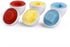 Matching Eggs Set with Beige Holder, Upgraded Toddler Egg Toys for Learning Shapes & Colors, 12 Eggs
