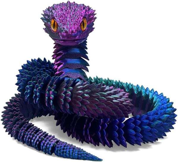 SGYYSG 3D Printed Snake - 21 Inch Movable Articulated Snake, Perfect 3D Printed