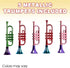 13 Inch Set 5, ArtCreativity Metallic Trumpets, of Fun Plastic Musical Instruments Noise Makers for Parties and Events