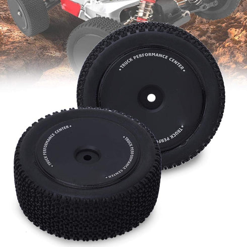 2Pcs RC Tire, 1:14 Scale RC Car Rear Tires, Tire Replacement Tyre Upgrade Spare Parts for Wltoys 144001 1/14 RC Car