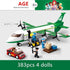 Building Blocks City Airplane Station Toy, 383 Pieces, STEM Learning Kits for 6-12 Years Old Boys