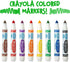 Crayola Washable Markers - Green (12ct), Kids Broad Line Markers for Classrooms & Teachers