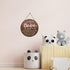 Little Babe Cave Door Sign Wood Baby Girl Nursery Decor Little Girl Nursery Room Wall Art for Bedroom Living Room