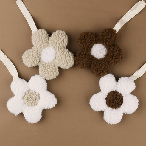 NEHET Dummy 2 Pack, Baby Daisy Pacifier Holder,Light and Soft Holder Handmade Decor for Nursing Kids Room