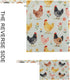 Haskirky 2 Cartoon Chickens Floral Pcs Cloth Diaper Wet Dry Bags,Waterproof and Washable Bag for Travel Reusable Wet