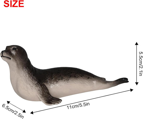 Andux Realistic Animals Figures Toys, Marine Life Wild Jungle Educational Playset FZDW-04 (Seal)
