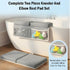 Elbow Set, UR Choice Bath Kneeler and Rest Pad Kneeling Pad for Bathing Baby, Non Slip Foldable Kneeling Mat