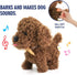 WEofferwhatYOUwant Plush Electronic Labradoodle Dog - Adorable Goldendoodle Teddy Bear Puppy- Walks, Barks, and Cuddles. Ages 18+ months
