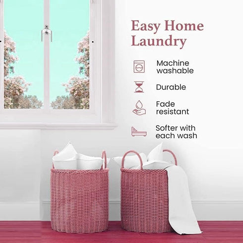 Linens Limited 100% 800 Count (28" 52") 14" Box Pleated Crib Bed Skirt Premium Cotton Thread Nursery Crib Toddler