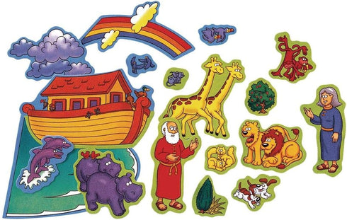 Little Folk Visuals Beginners Bible: Noah's Ark Precut Flannel/Felt Board Figures, 20 Pieces