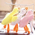 White Plush Duck Car Keychain, Cotton Filling Stuffed Animal Fluffy Duck Plushie Car Keychain Hanging Charms