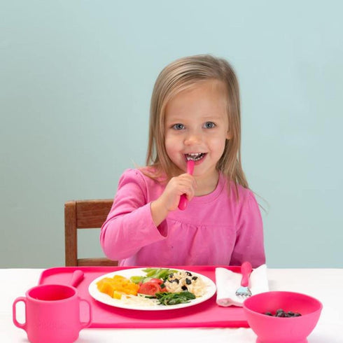 green sprouts Silicone Feeding Bowl - Durable, Unbreakable, Heat-Resistant, Dishwasher Safe