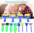 Keenso 12pcs Kids Painting Supply Brushes Sponge Paint Toy Drawing Set for Children's Play and Trap Observer