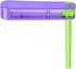 amscan Fun-Filled Mini Noise Rattle, Multicolor, 2 1/2"