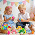 24 Pack Easter Basket Stuffers Easter Basket Essentials Prefilled Plastic Eggs with Axolotl Plush Toys Mini Mexican