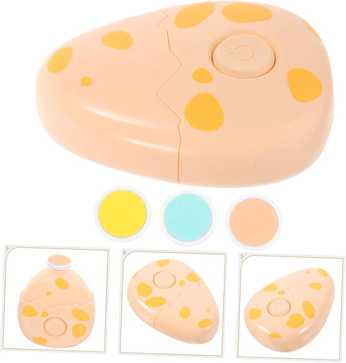 Trimmer Trimming Healeved Electric Nail for Safe Nail Care Tool Cartoon Design Includes Grinding Pads for Gentle
