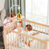 AIFUDA 25 Inch Baby Musical Crib Mobile Bed Bell Holder Infant Bed Decoration Toys Rotating Music Box Nut Screw Arm