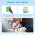 2 Sets 368 Vanmor Travel Tangram Puzzle with Magnetic Plate-Montessori Shape Pattern Blocks Jigsaw Road Trip Games