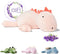 OSOCU Microwavable Heating Pad Pink Stegosaurus Plush - 1.4 Lb Weighted Stuffed Animal