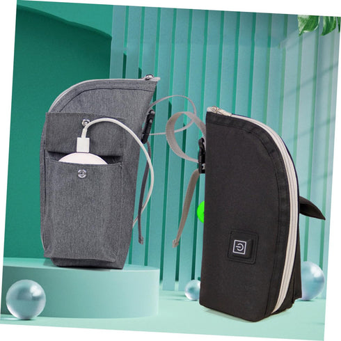 VICASKY Portable Travel Bottle Warmer for Baby Insulated Bottle Bag Constant Temperature Compatible for Breast Milk
