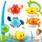 TOY Life Bath Toys for Kids Ages 1-3, Magnetic Fishing Game with