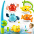 TOY Life Bath Toys for Kids Ages 1-3, Magnetic Fishing Game with