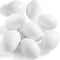 SallyFashion White Easter Eggs, 8 PCS Wooden Eggs for Painting Children Play