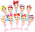 10 Pcs Mermaid Figurines: Cake Toppers, Mermaid Figure Collection Playset, Ocean Princess Toy