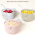 8.8OZ, 0.55LB, 250g,500ml Termichy Baby Formula Dispenser, Portable Milk Powder Dispenser Container with Carry Handle