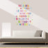 Mudder Colorful Inspirational Wall Decal Motivational Phrases Sticker Inspirational Lettering Quote Sticker Be Thankful
