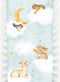Rookie Humans 100% Cotton Sateen Fitted Crib Sheet: Goodnight Wonderland. Modern Nursery,