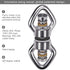 BeneLabel Swing Swivel with 2 Carabiners, 770LB Capacity, Safest Rotational Device for Aerial Silks