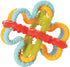 Manhattan Toy Textured Silicone Baby Teether Toy - Squiggle Loops by