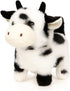 Easfan Walking Black Cow Interactive Electronic Pet Plush Toy with Sounds and