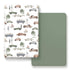 GRSSDER 2 Pack Fitted Pack n Play Sheets, Stretchy Ultra Soft Jersey Knit Sheets for Portable Crib Mattresses
