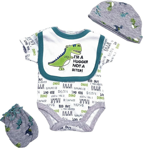 Reborn Baby Doll Clothes - 5 Piece Outfit Set for 20-22 Inch Newborn Boy Dolls