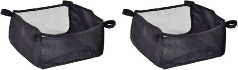 ibasenice Baby Stroller Bottom Basket Organizer Universal Lightweight Stroller Storage Bag with