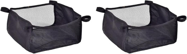 ibasenice Baby Stroller Bottom Basket Organizer Universal Lightweight Stroller Storage Bag with