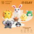 LOUFOR Air Dry Clay Kits - Modeling Clay for Kids, Ultra Light & Soft, Safe & Non-Toxic, DIY Air Dry Clays Kit