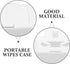 SHINEOFI 6.69X4.13X2.36In Refillable Wipes Dispenser Box with Non-Slip Base Portable Wet Tissue Holder for Baby