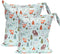 Wet Dry Bag for Cloth Diapers, 2PCS Waterproof Reusable Wet Bag with