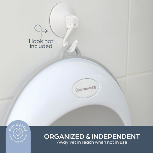 Dreambaby Non-Slip Potty Training Seat for Toddler Boys and Girls, Easy to Clean, Travel-Friendly, Fits Round & Oval